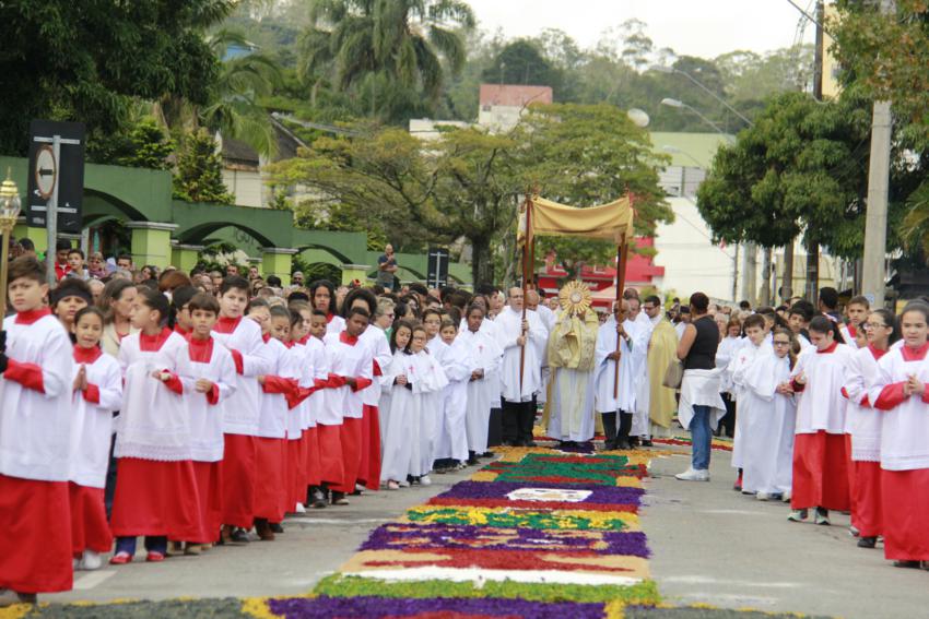 Ribeirão Pires terá procissão e missa no feriado de Corpus Christi