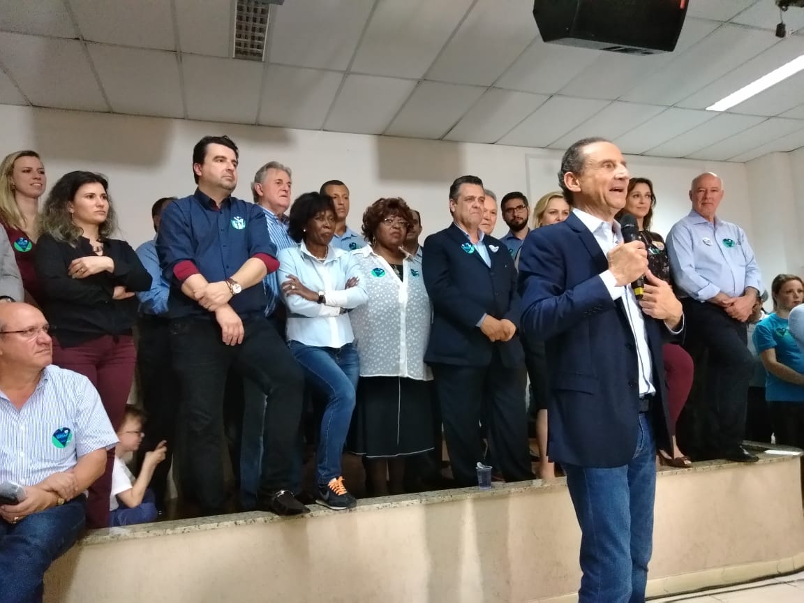 Em São Caetano, Skaf diz que não fez coligação para evitar toma lá dá cá