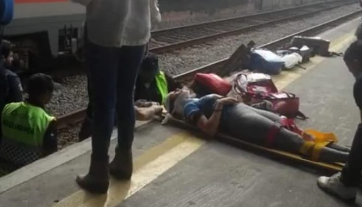 Mulher cai nos trilhos do trem após mal súbito na Estação de Mauá