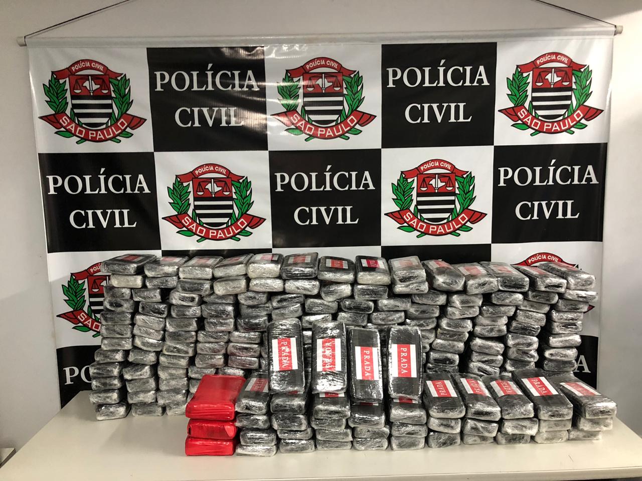 Polícia faz apreensão de 197 kg de cocaína na Rodovia dos Imigrantes
