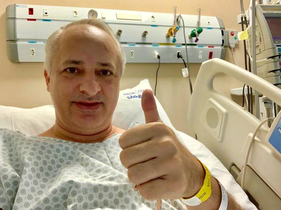 Vereador de Santo André Cicote sofre cirurgia, mas passa bem