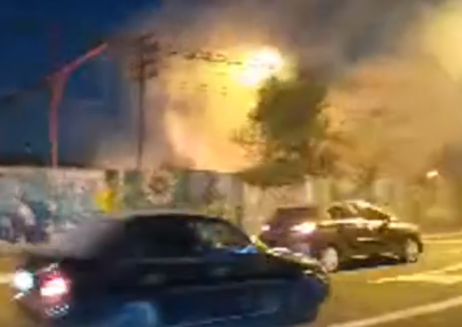 Incêndio atinge Área da CPTM em Santo André