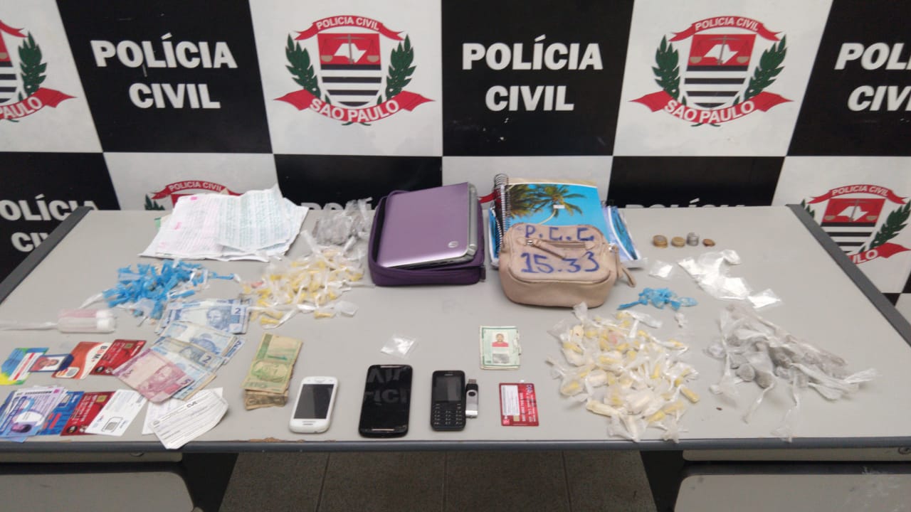 Polícia prende traficante e apreende cerca de 200 porções de drogas em S.Bernardo