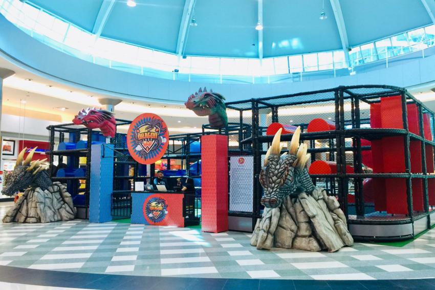 Parque Dragon Land é destaque no shopping Mauá Plaza