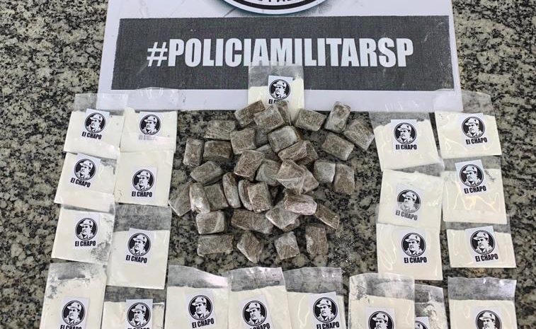PM prende bandido por tráfico de drogas em Santo André