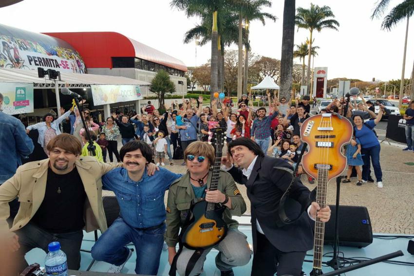 Beatles para Crianças se apresenta no Shopping Praça da Moça