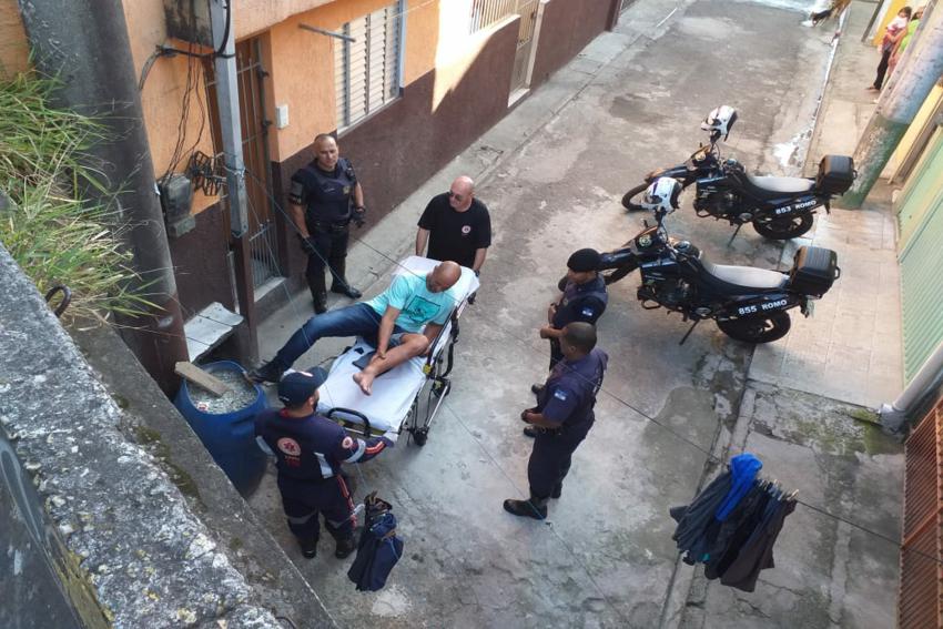 Ao fugir da GCM, bandido cai e quebra a perna em Santo André