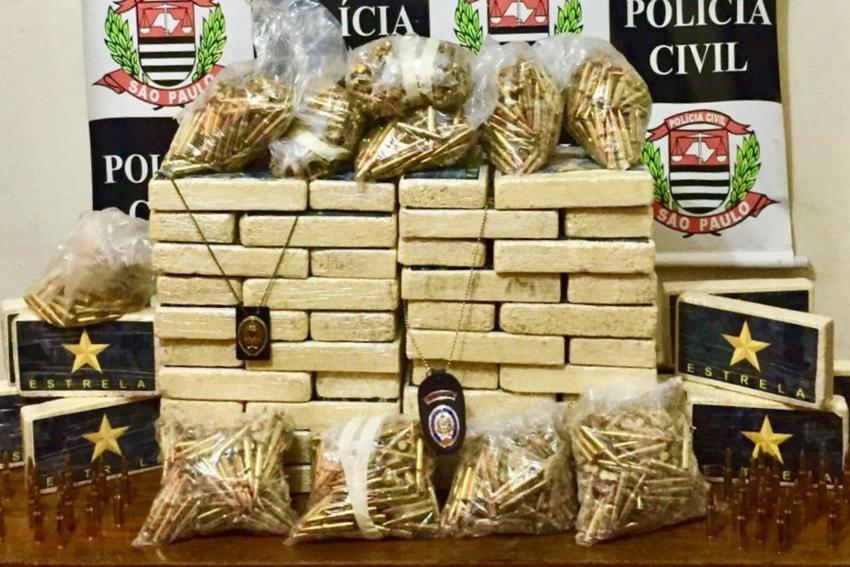 Polícia Civil apreende 72 tijolos de cocaína em São Bernardo