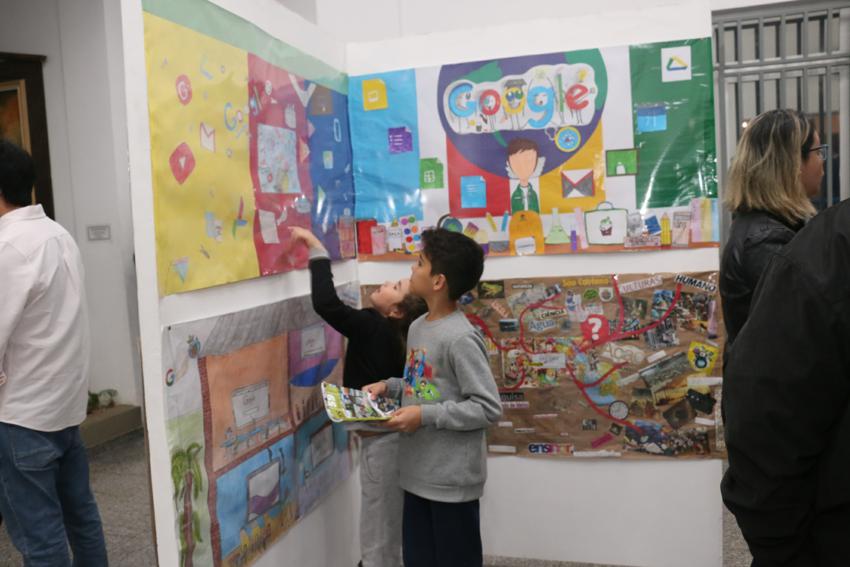 S.Caetano expõe trabalhos artísticos de alunos participantes do Desafio Google