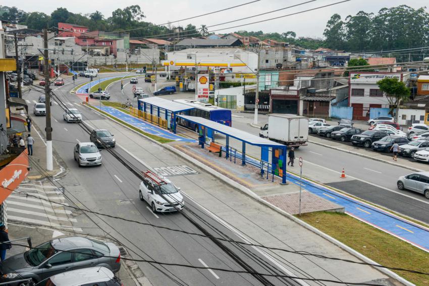 Novo trecho do corredor Alvarenga é inaugurado em São Bernardo