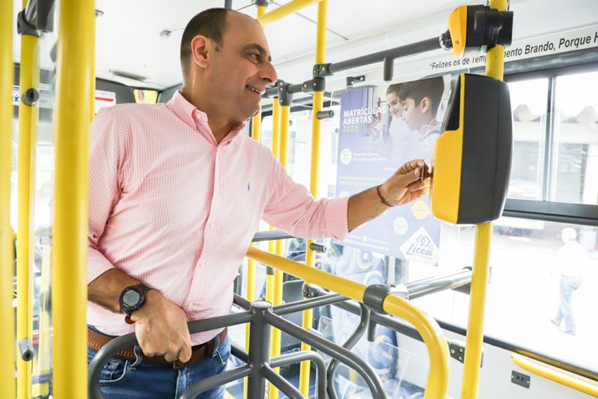 S.Caetano adota tecnologia de biometria facial em 100% da frota de ônibus
