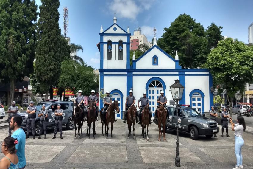 Operação Papai Noel começa em S.Bernardo com reforço da cavalaria do BAEP