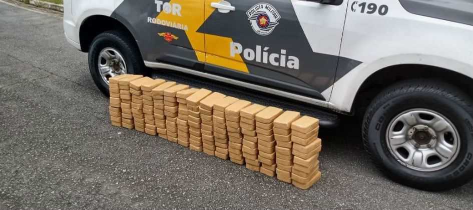 Cerco policial em S.Bernardo termina em acidente e apreensão de 160 Kg de cocaína