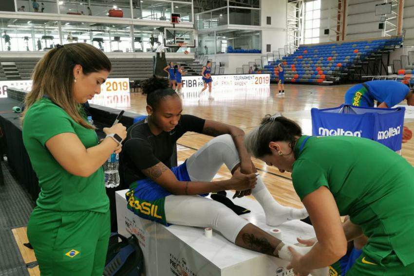 Fisioterapeuta de S.Bernardo acompanha atletas da seleção de basquete