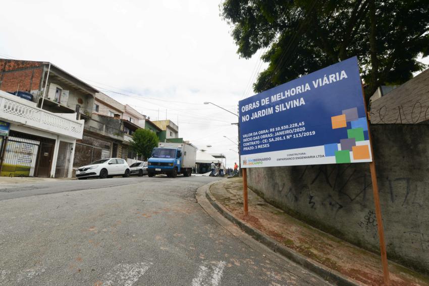 Prefeitura de São Bernardo inicia recuperação asfáltica no Jd. Silvina