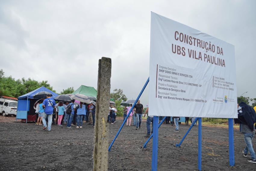 Diadema inicia construção do novo prédio da UBS Vila Paulina
