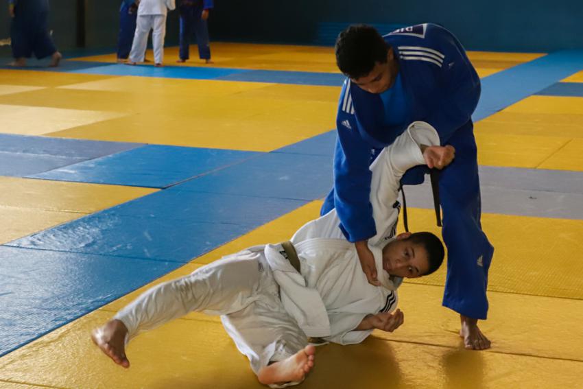 Judô de S.Caetano recebe atleta de El Salvador para treinamento