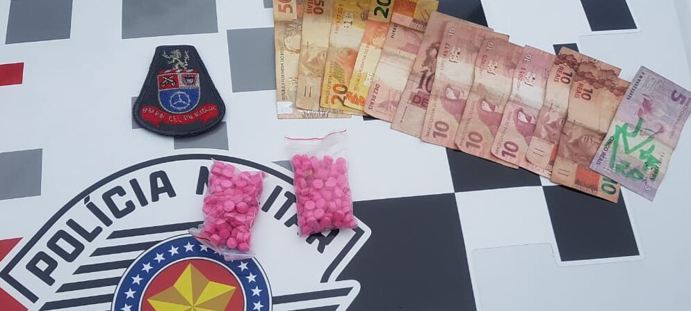 Em S.Bernardo, PM localiza 200 comprimidos de ecstasy que seriam vendidos no Carnaval