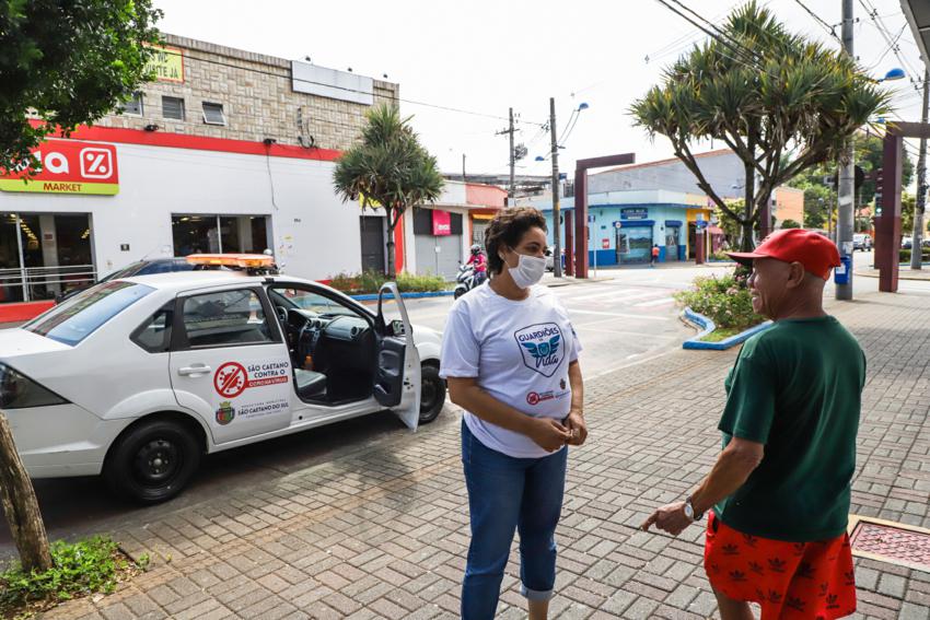 Guardiões da Vida de S.Caetano iniciam conscientização de pessoas para não irem às ruas