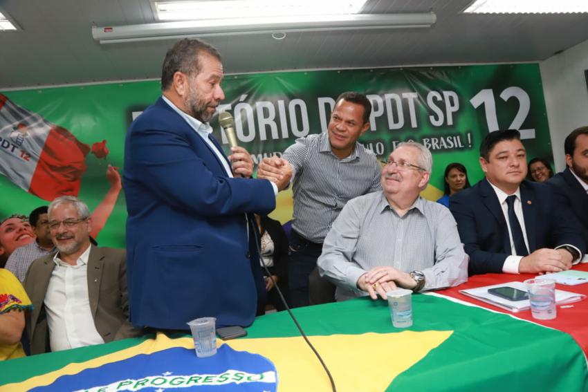 Presidente Nacional do PDT confirma pré-candidatura de Donisete Braga em Mauá
