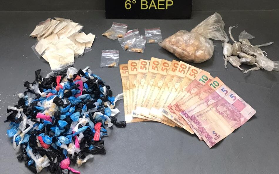 Três bandidos são presos em Santo André por roubo e tráfico