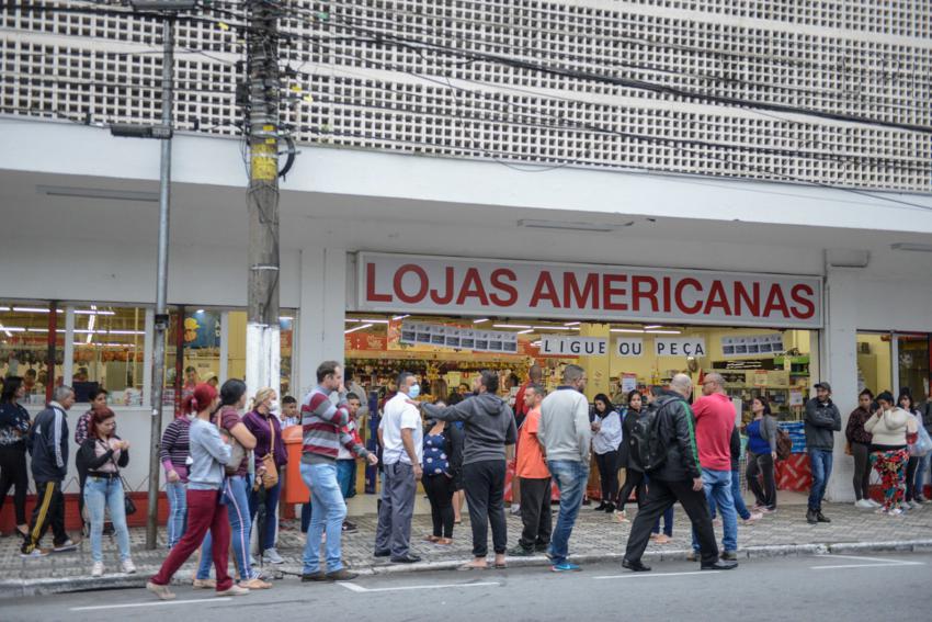 Em São Bernardo, Vigilância Sanitária lacra Lojas Americanas do Centro