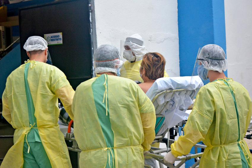 Hospital de campanha do Complexo Pedro Dell’Antonia recebe primeiras pacientes