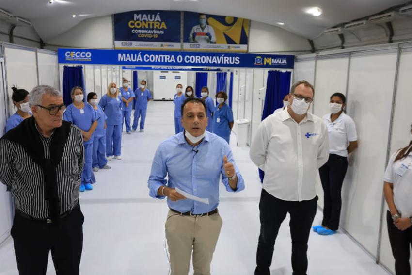Atila inaugura Hospital de Campanha contra o coronavírus