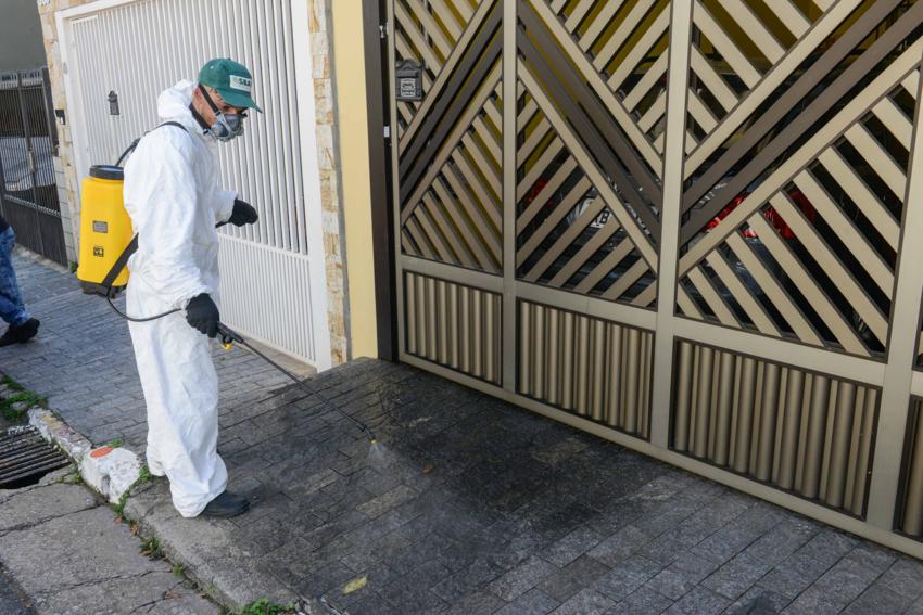 S.Bernardo reforça desinfecção de ruas com pulverizadores de combate à Covid-19