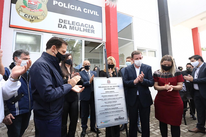Doria e Morando inauguram novas sedes policiais em S.Bernardo