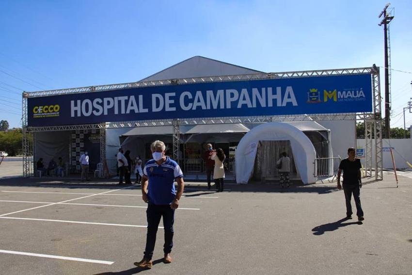 Hospital de campanha de Mauá será desativado no domingo