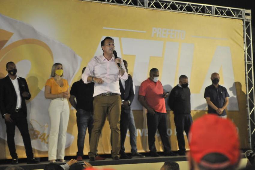 De olho na reeleição, convenção do PSB homologa Atila como candidato ao Paço