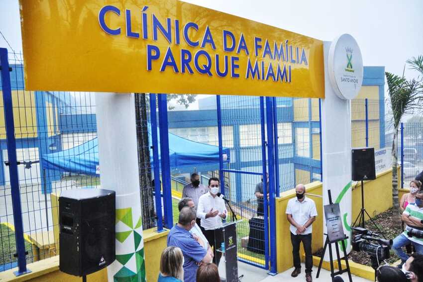 Santo André inaugura Clínica da Família Parque Miami