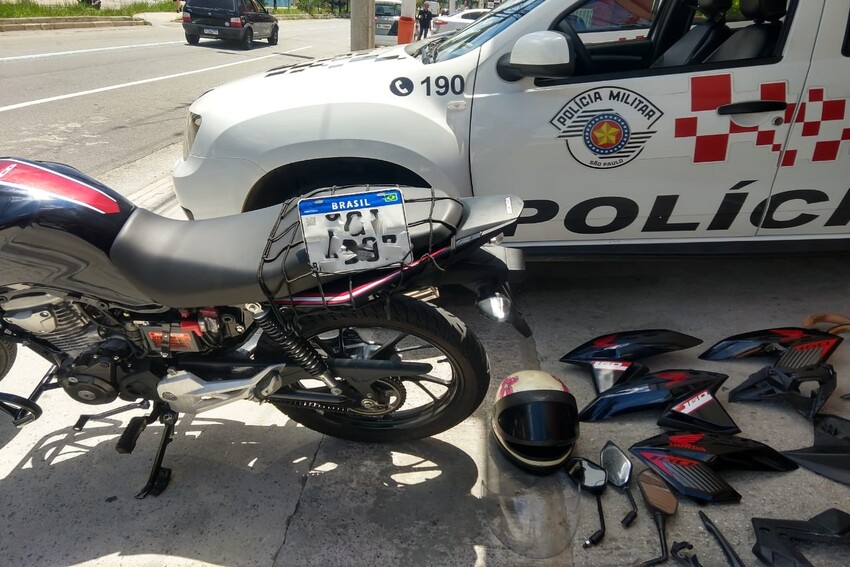 Homem guarda moto roubada para ‘amigo’ e é preso por receptação em S.Bernardo