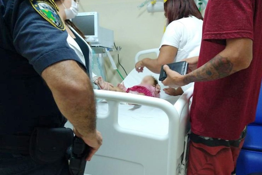 GCM de Santo André salva bebê vítima de engasgamento