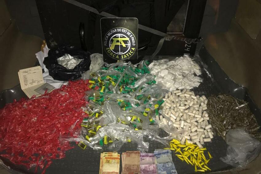 Força Tática faz 2 apreensões de drogas em uma só noite em São Bernardo
