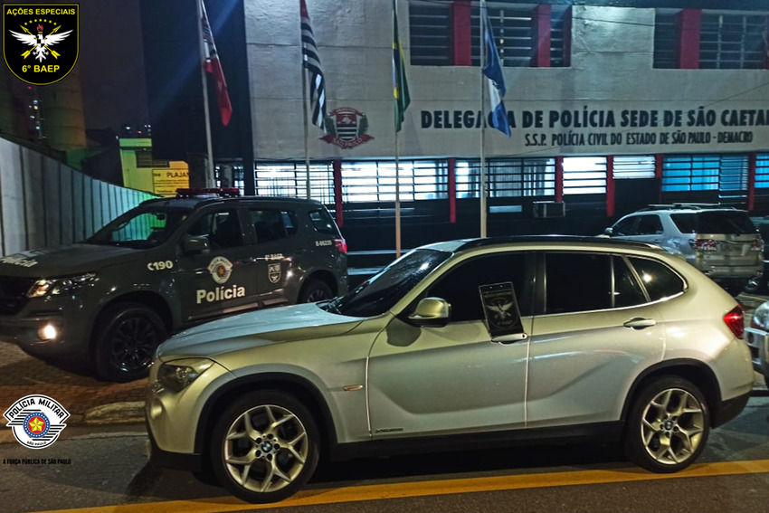 Baep detém criminosos em São Caetano e recupera carro roubado; Veja vídeo  