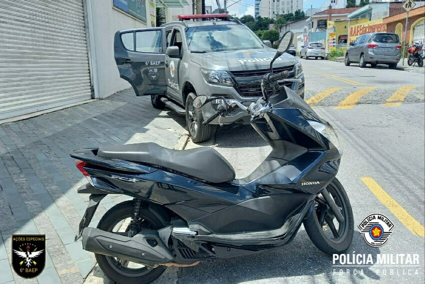 Baep detém adolescentes e recupera moto roubada em São Bernardo