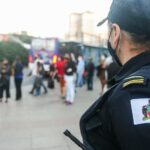 GCM em Operação em ponto de ônibus