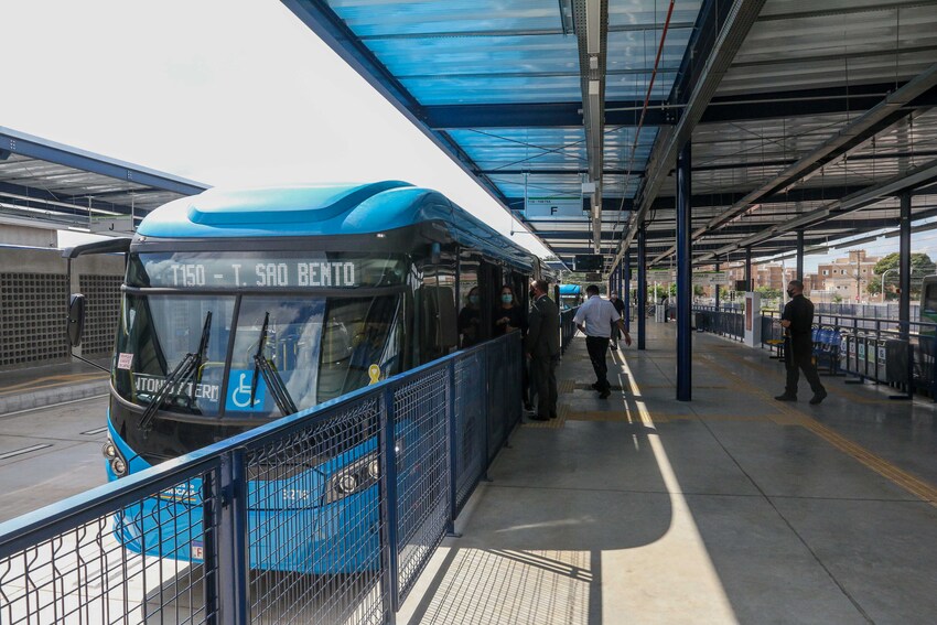 Orlando Morando vai a Sorocaba conhecer tecnologia do futuro BRT ABC