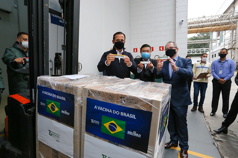 SP conclui entrega de 46 milhões de doses da Coronavac ao Brasil