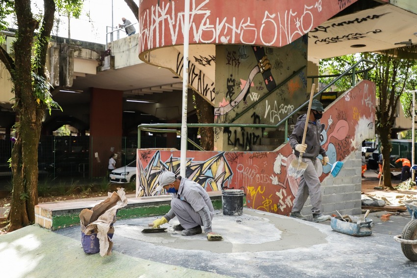 São Caetano revitaliza pista skate em frente à Estação Rodoviária