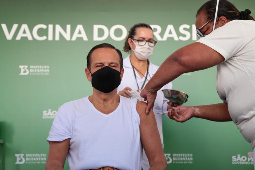 Doria convida 403 mil pessoas para Dia D de aplicação da 2ª dose da vacina