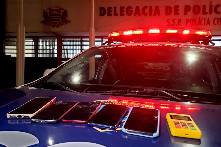 GCM de S.Caetano prende falsos entregadores de refeição por golpe da maquininha