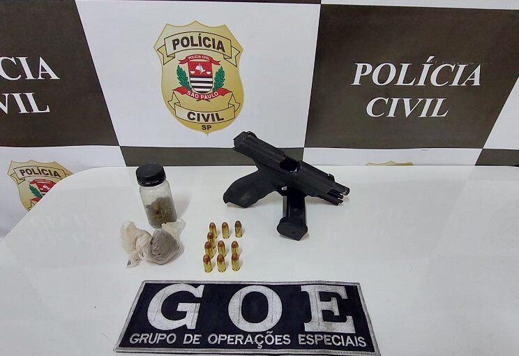GOE apreende drogas e arma furtada durante operação em São Bernardo