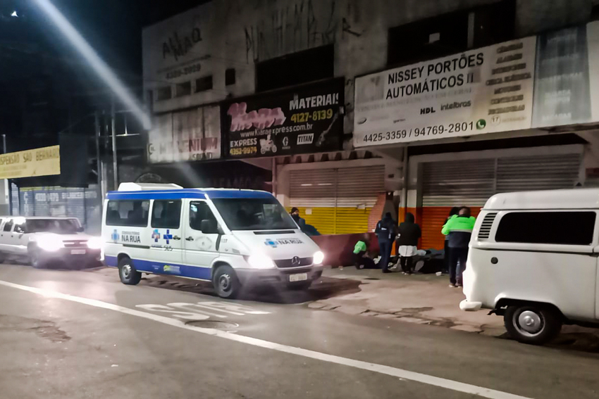 S.Bernardo aborda 121 moradores de rua na madrugada mais fria do ano