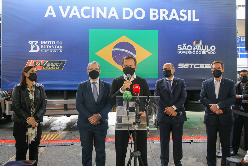 SP atinge 92,8 milhões de doses da vacina do Butantan entregues ao Brasil