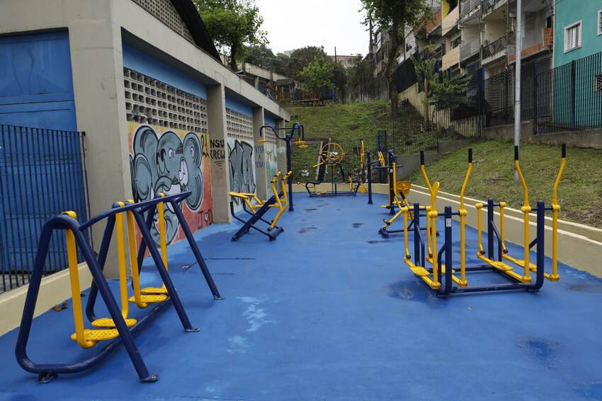 Diadema tem nova academia ao ar livre no Jardim Portinari