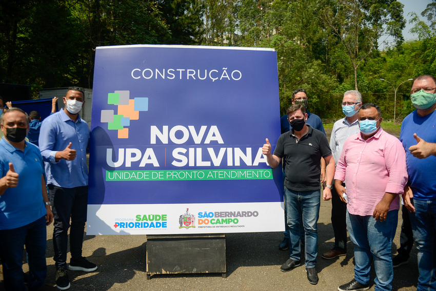 Prefeito Orlando Morando dá início à construção da nova UPA Silvina