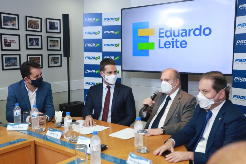 Tasso Jereissati anuncia apoio a Eduardo Leite nas prévias partidárias